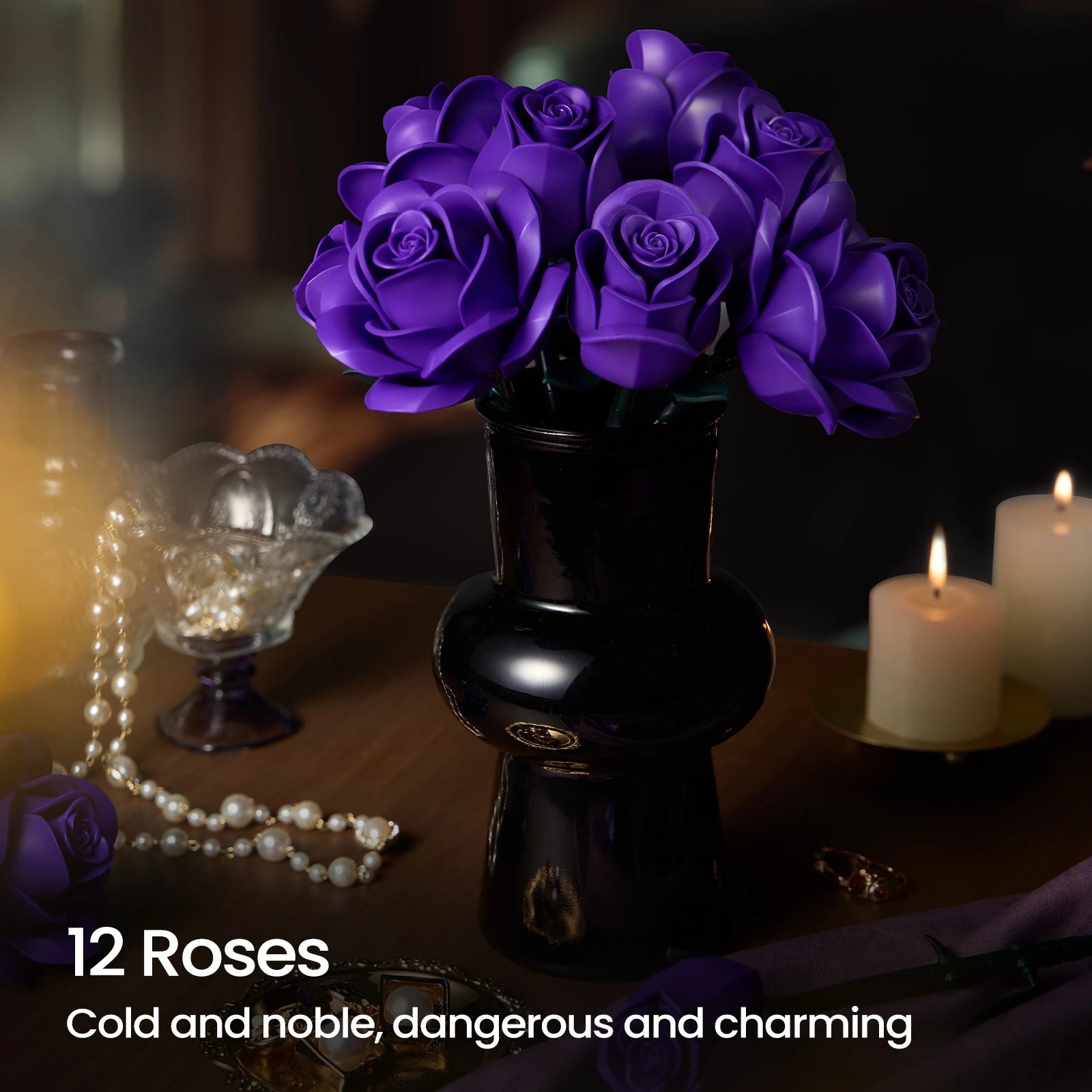 Floral Bricks Building Set - Perfect Gift for Adults! - silverfoxgoods